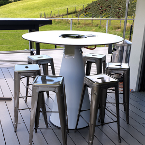 La table haute de cuisson conviviale pour les particuliers  Enjoy Grill